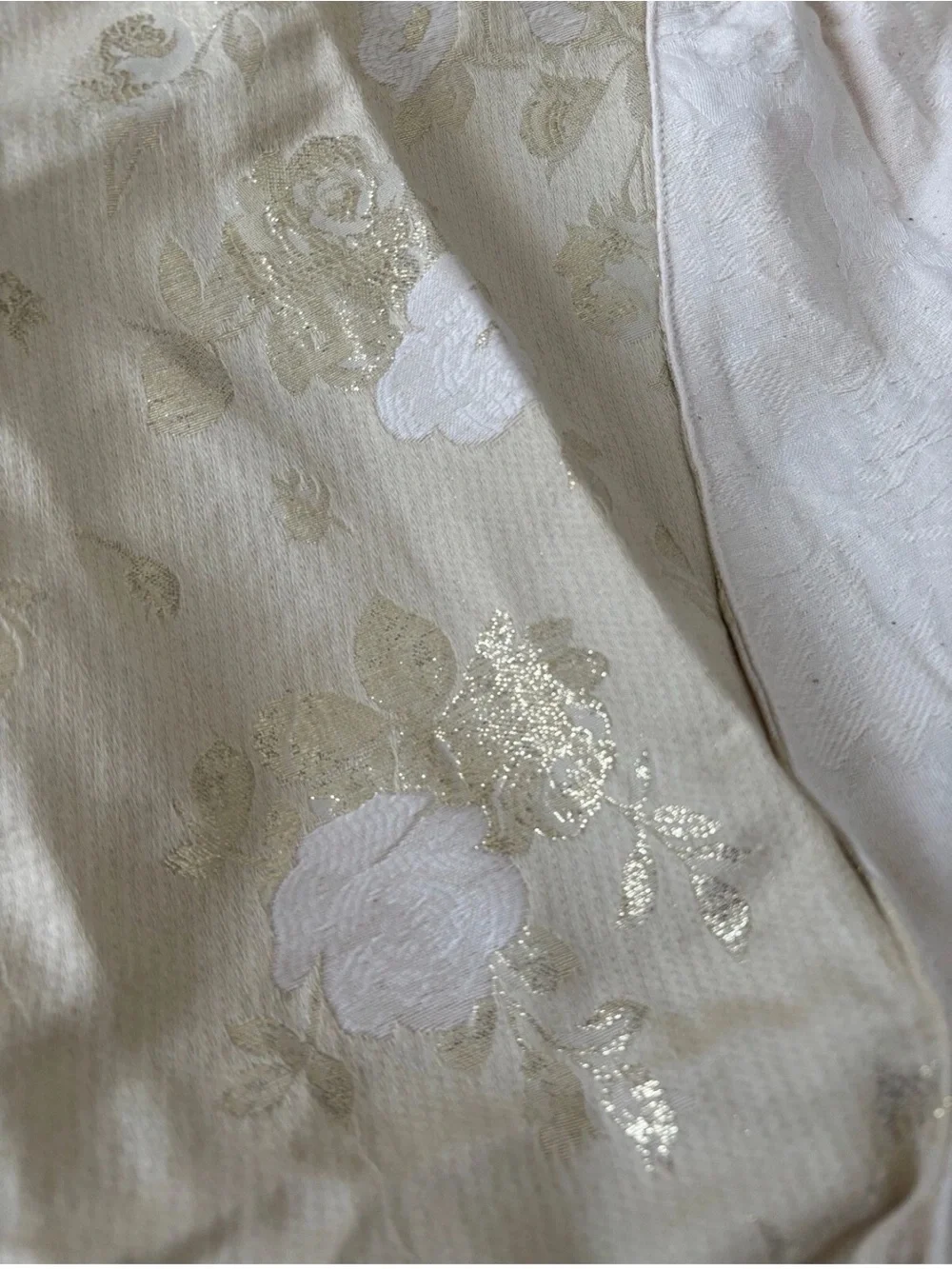 New DONNA KARAN DKNY Designer Precious Metals Full/QUEEN Bed Blanket DUVET COVER